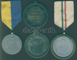 1959-60. 4db klf autós-motoros verseny részvételi, ill. helyezési érme + nemzetközi verseny emlékpla...