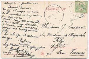 Csány, Halász kastély, Divald Károly műintézete kiadása (EK)