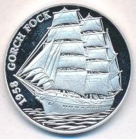 Németország 1995. "Gorch Fock 1958" Ag emlékérem (10,05g/30mm) T:PP ujjlenyomat Germany 1995. "Gorch Fock 1958" Ag commemoretive medal (10,05g/30mm) C:PP fingerprints
