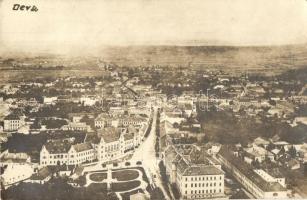 1924 Déva, látkép / panorama photo