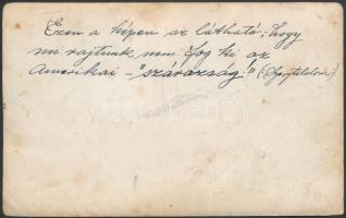 cca 1920-1933 Magyarok Amerikában a szesztilalom idején ("rajtunk nem fog ki az amerikai száraz...