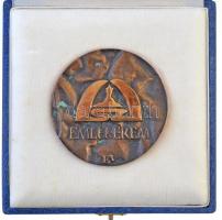 1978. "Szegedi Iparvásár / Emlékérem"  kétoldalas Br érem, eredeti dísztokban (69mm) T:2 p...