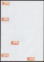 Közel 200 biankó ragjegy 1940-50-60-as évek Floderer hagyatékból