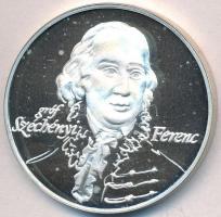 DN "Magyar Nemzeti Múzeum / Gróf Széchényi Ferenc" jelzett Ag emlékérem (/0.925/42mm) T:PP
