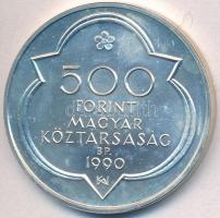 1990. 500Ft Ag "Mátyás Király - Buda" T:BU
Adamo EM114