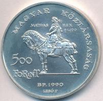1990. 500Ft Ag "Mátyás király / Beatrix" T:BU
Adamo EM113