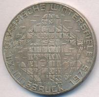 Ausztria 1976. 100Sch Ag "Innsbruck - XII. téli olimpia / Síelő" T:2 Austria 1976. 100 Schilling Ag "Winter Olympics Innsbruck / Skier" C:XF