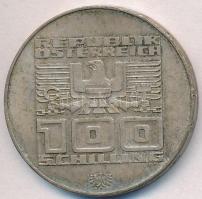 Ausztria 1976. 100Sch Ag "Innsbruck - XII. téli olimpia / Síelő" T:2
Austria 1976. 100 Sc...