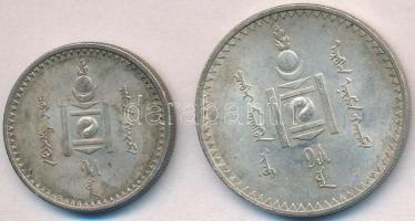 Mongólia 1925. 50m Ag + 1925. 1T Ag T:2
Mongolia 1925. 50 Mongo Ag + 1925. 1 Tugrik Ag C:XF