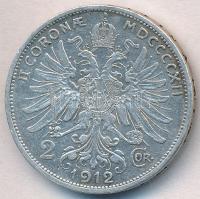Ausztria 1912. 2K Ag "Ferenc József" T:2
Austria 1912. 2 Corona Ag "Franz Joseph&quo...