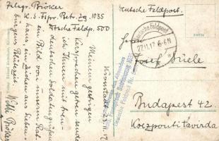 Brassó, Brasov, Kronstadt; Városház. Eduard Kerschner kiadása / Rathaus / town hall + Feldpostadress...