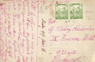 1917 Sirok, látkép, templom, photo (EK)