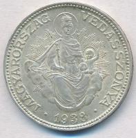 1938. 2P Ag "Madonna" T:1-,2
Adamo P7