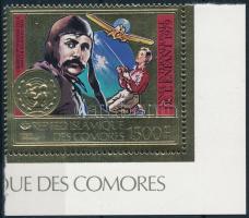 International Children Year golden-foiled corner stamp, Nemzetközi gyermekév ívsarki aranyfóliás bélyeg