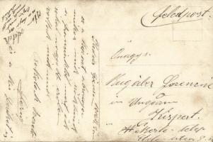 1914 SMS Orjen, K.u.K. Haditengerészet Tátra osztályú rombolója. Visszavonulás a francia hajók elől,...