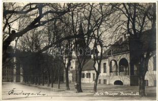 1933 Brassó, Brasov, Kronstadt; Katalin kapu parkkal / Katharinenthor / gate with park, photo