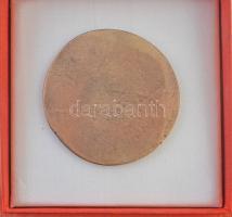 1978. "Filatelista vetélkedő - Hatvan" Br plakett eredeti, kicsit sérült díszdobozban (75m...