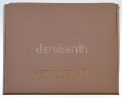 1984. "Medfilex" Nemzetközi Bélyegkiállítás alkalmából készült kerámia plakett eredeti tok...