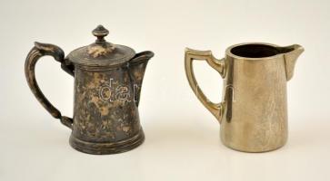 3 db ón kanna(jelzettek) + 1 db alpakka kanna, m: 8 és 23 cm között