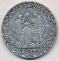 1907KB 5K Ag "Ferenc József koronázásának 40. évfordulója" T:2-,3 ph.
Adamo K7.1