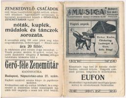 Sírjon, ríjon a hegedű! Gyönyörű 10 cigányos Magyar Népdal. Gerő-féle Zeneműtér Kiadóhivatal, Blaha ...