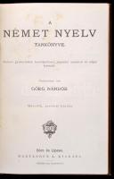 Görg Nándor: A német nyelv tankönyve. Nyelvtudományi Könyvtár. Bécs-Lipcse, é.n., Harleben A., VIII+...