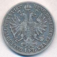 Ausztria 1857A 1Fl Ag "Ferenc József" T:2-,3
Austria 1857A 1 Florin Ag "Franz Joseph...