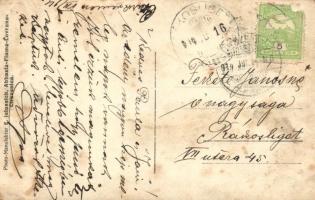 1916 Crikvenica, fürdőzők csoportképe / bathing people, gorup, E. Jelussich photo  (fl)