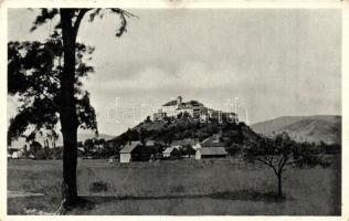 Munkács, Mukacevo; vár / hrad / castle "1938 Munkács visszatért" So. Stpl (fa)