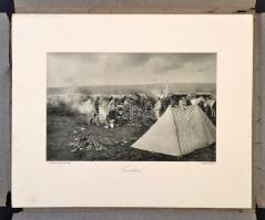 1915-1916 Az Érdekes Ujság 4 db háborús albuma, összesen 47 db képpel, 5., 6.,7.,9. füzetek, Szerk. ...