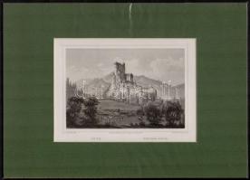 cca 1860 Ludwig Rohbock (1820-1883): Árva vára, acélmetszet, papír, paszpartuban, 14x18 cm