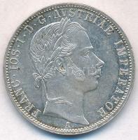 Ausztria 1862A 1Fl Ag "Ferenc József" T:1-,2 Austria 1862A 1 Florin Ag "Franz Joseph" C:AU,XF