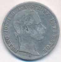 Ausztria 1865A 1Fl Ag "Ferenc József" T:2-,3 Austria 1865A 1 Florin Ag "Franz Joseph" C:VF,F