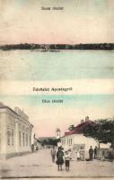 Apostag, Duna részlet, utcakép (r)