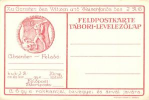 Cs. és Kir. 6. gyalogezred rokkantjai, özvegyei és árvái javára / 1915 K.u.K. Infantry Regiment 6. / K.u.K. military field postcard