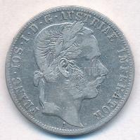 Ausztria 1870A 1Fl Ag "Ferenc József" T:2- Austria 1870A 1 Florin Ag "Franz Joseph" C:VF Krause KM#2221