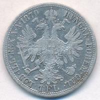 Ausztria 1870A 1Fl Ag "Ferenc József" T:2-
Austria 1870A 1 Florin Ag "Franz Joseph&q...