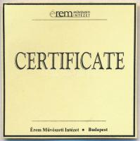 DN "Magyar aranypénzek utánveretben - Hunyadi János kormányzói aranyforint" aranyozott Ag ...