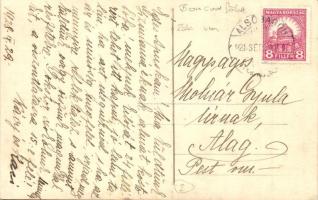 1928 Boncodfölde, 'Boncodfölde népe a vasárnapi szentmisét hallgatja Budapestről rádión', ...