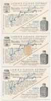 6 db királynémotívumos gyűjtői litho reklámkártya (Liebig's Flesich-Extract / Oxo)
