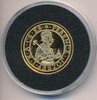 DN "Magyar aranypénzek utánveretben - Ferenc József milleniumi aranytallér 1896" aranyozot...