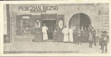 Perczián Rezső hentes Besztercebánya számolócédula