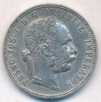 Ausztria 1880. 1Fl Ag "Ferenc József" T:1-,2 Austria 1880. 1 Florin Ag "Franz Joseph"  C:AU,XF Krause KM#2222