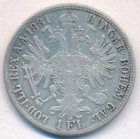 Ausztria 1881. 1Fl Ag "Ferenc József" T:2-,3
Austria 1881. 1 Florin Ag "Franz Joseph...