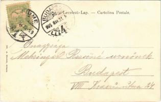 Fiume, Via del Molo / hordók berakodása a vitorlásba / loading the barrels in the sailing ship. A. D...