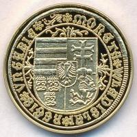 DN "Magyar aranypénzek utánveretben - II. Ulászló guldiner" aranyozott Ag emlékérem tanúsí...