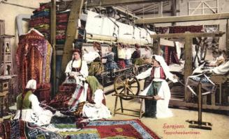 Sarajevo, Teppichweberinnen / Carpet weavers, folklore