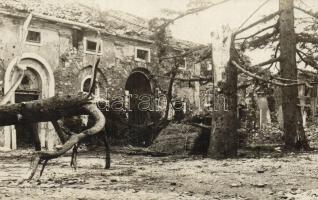 Gorizia, Görz; WWI destroyed buildings, ruins, photo