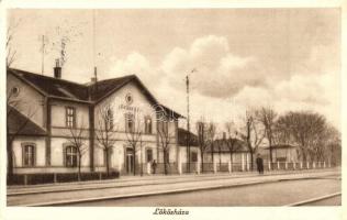 Lökösháza, vasútállomás, Aigner Lajos kiadása (EK)