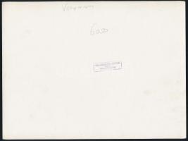 cca 1930 Veszprém, vasútállomás, fogadásra összegyúlt tömeg rendőrökkel, katonákkal, vitéz Mészáros ...